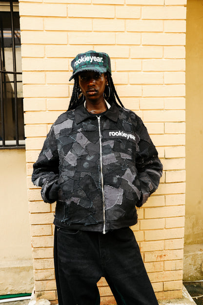 Black Boro Denim Jacket