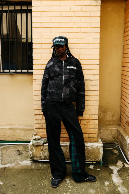 Black Boro Denim Jacket